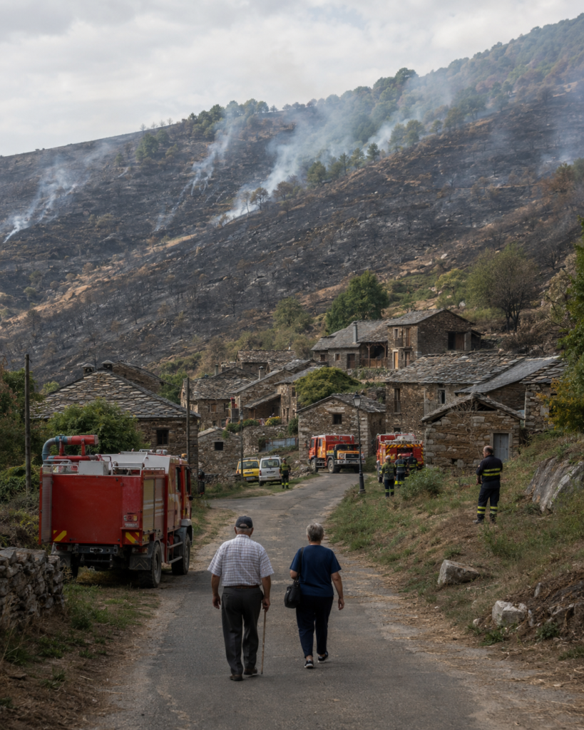 Incendio de La Utrera: baja a nivel 1 y permite el regreso de los evacuados