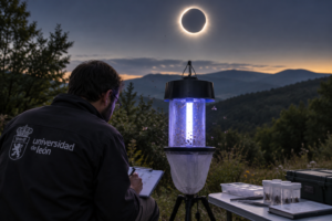 Insectos durante el eclipse solar del 12 de agosto: un profesor de la ULE estudiará su comportamiento